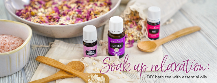 Relax With Our DIY Bath Tea And Essential Oils Recipe