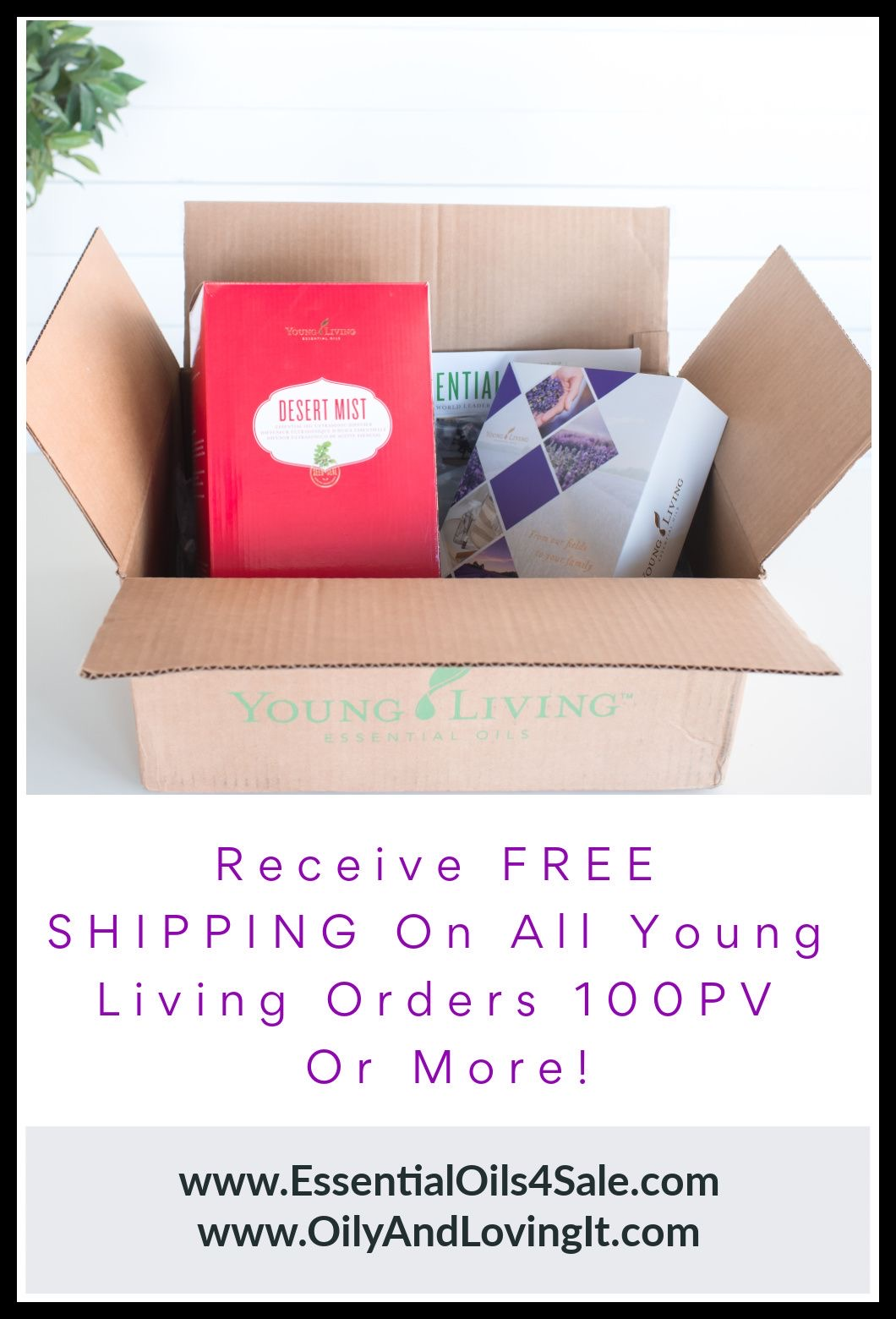 Free Shipping From Young Living On All Orders 100PV Or More!