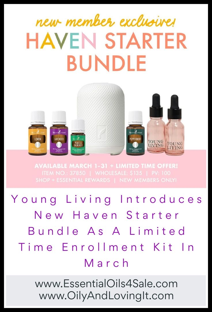 Young Living Introduces New Haven Starter Bundle As A Limited Time Enrollment Kit In March!