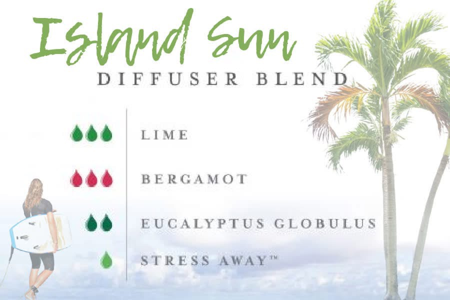 Feel Like You're On A Tropical Island With This Diffuser Blend