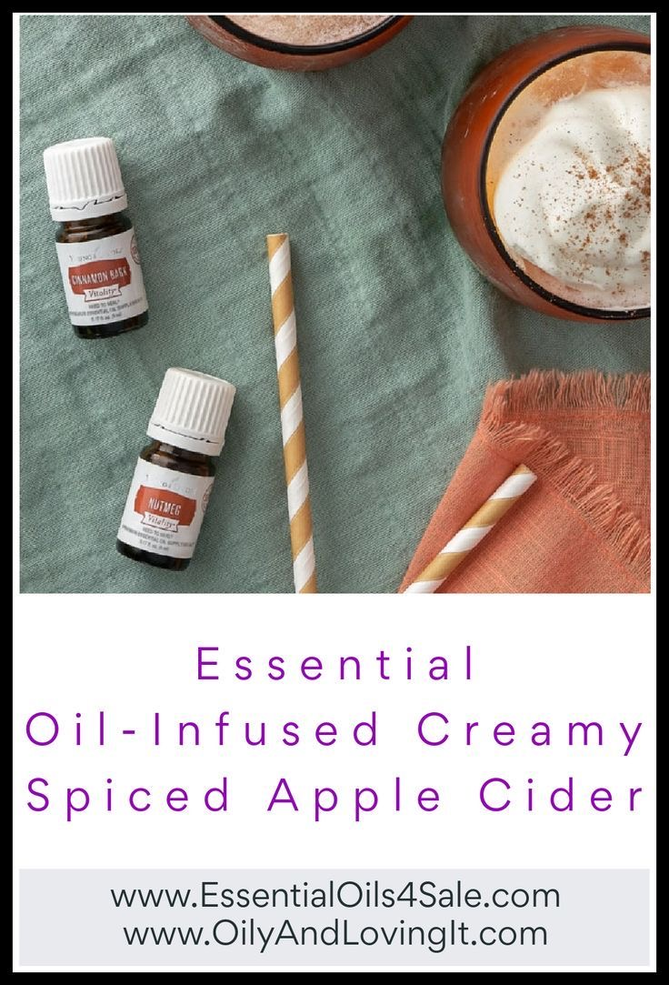 Essential Oil-Infused Creamy Spiced Apple Cider Recipe