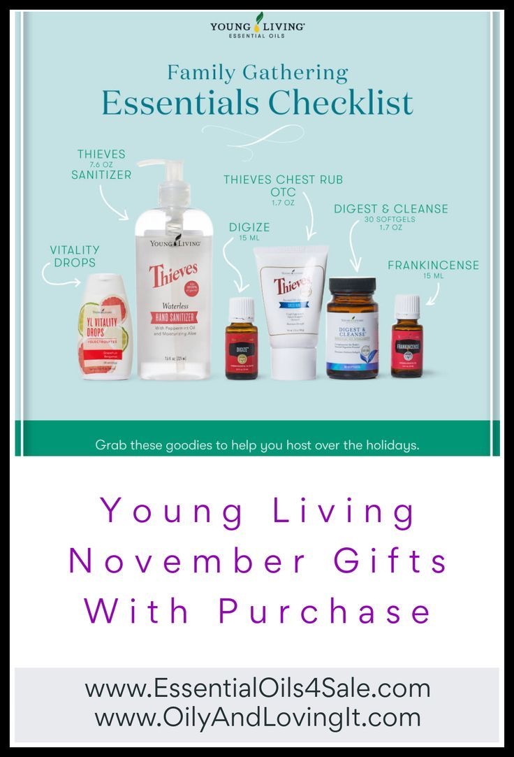 Young Living November Gifts With Purchase