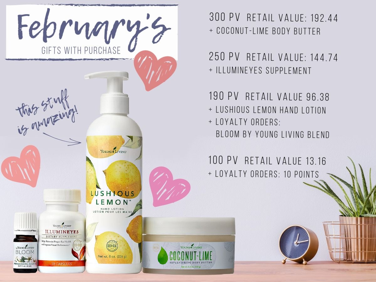 Young Living February Gifts With Purchase Promo