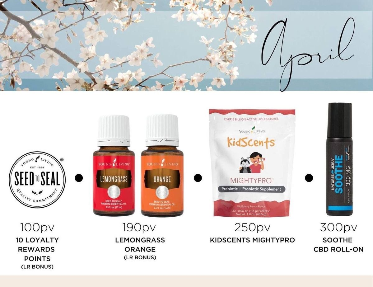 Young Living April 2023 Gifts With Purchase Promo